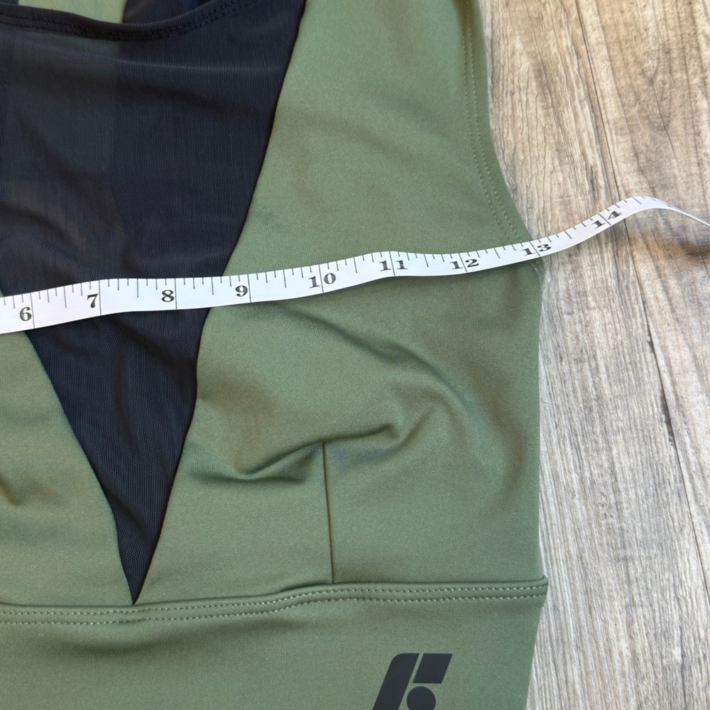 Forme Radiance Posture Correcting Sports Bra Sage Green and Black Women Size S - Picture 6 of 7